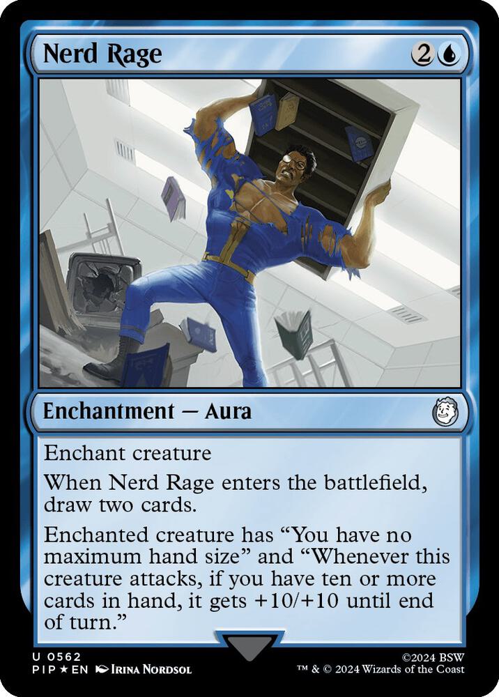 Nerd Rage (Surge Foil) (562) [Fallout]