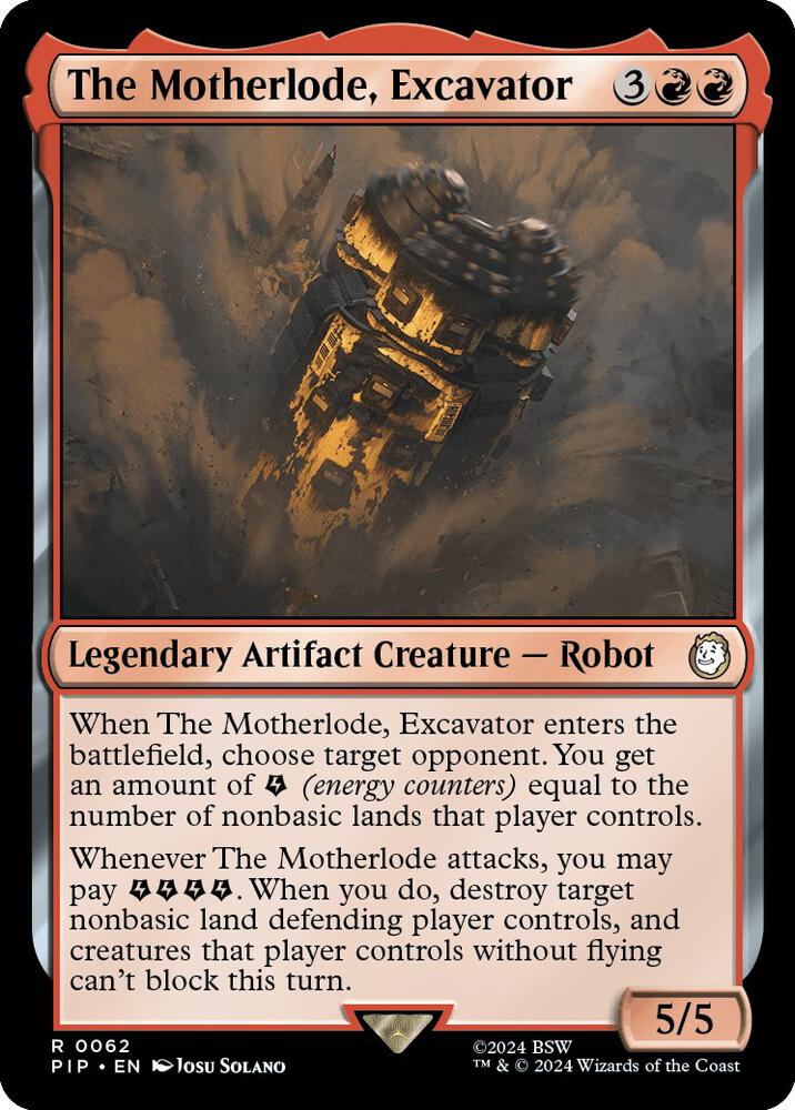 The Motherlode, Excavator (62) [Fallout]