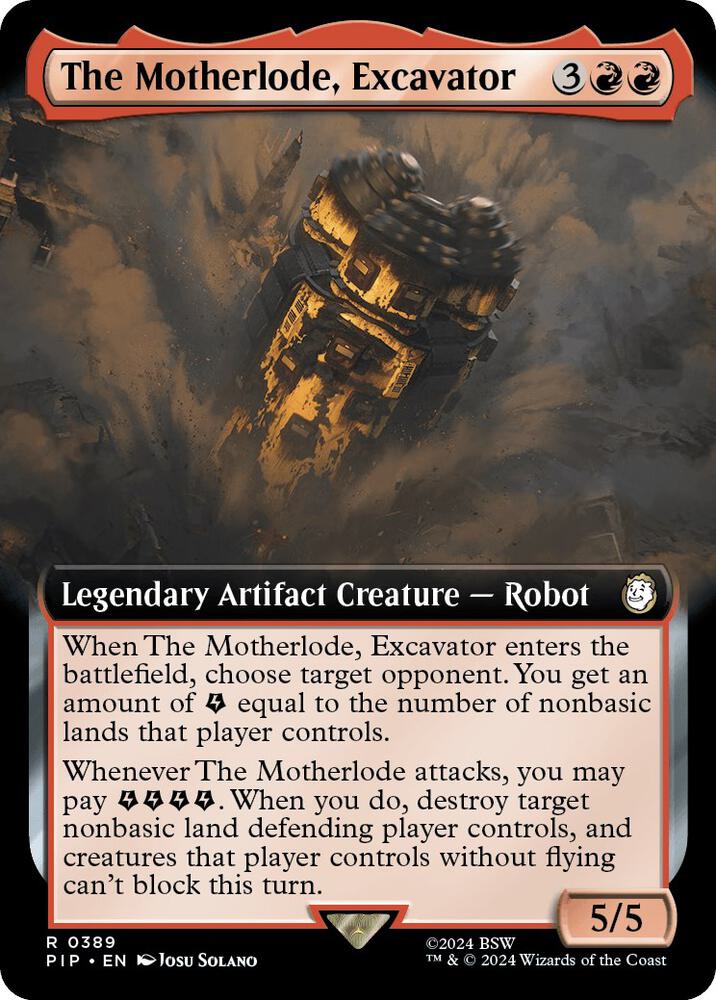 The Motherlode, Excavator (Extended Art) (389) [Fallout]