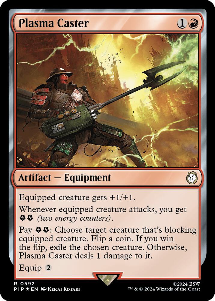 Plasma Caster (Surge Foil) (592) [Fallout]