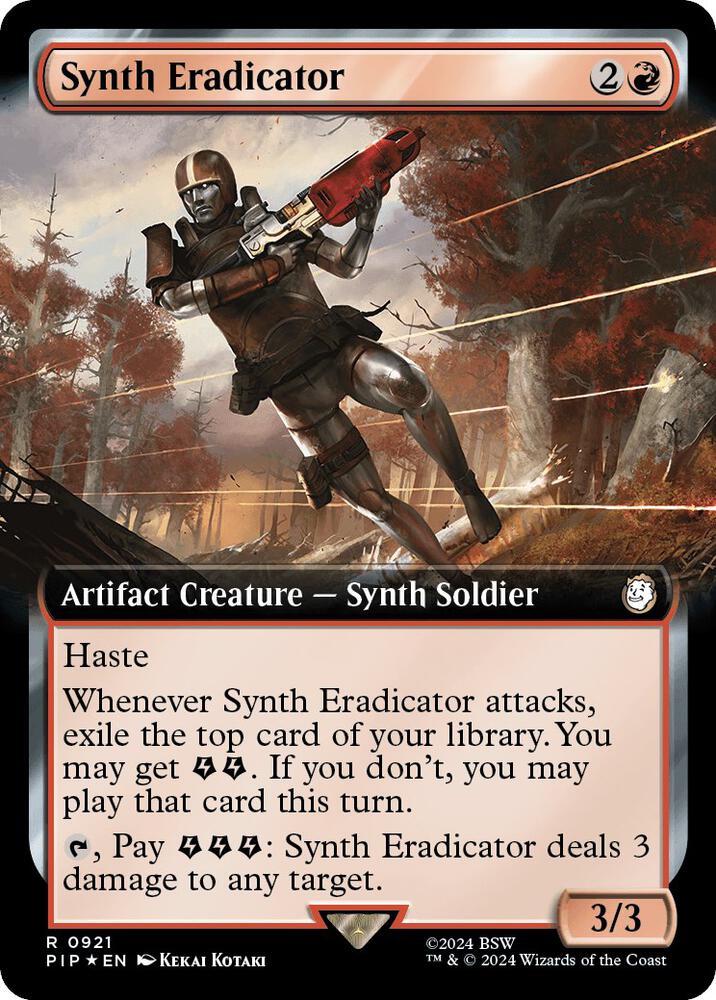 Synth Eradicator (Extended Art) (Surge Foil) (921) [Fallout]