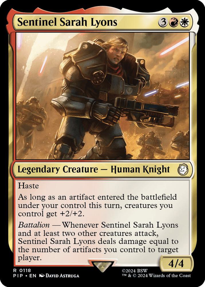 Sentinel Sarah Lyons (118) [Fallout]