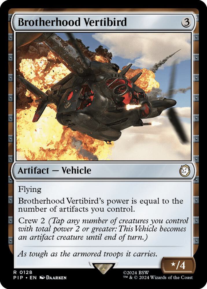 Brotherhood Vertibird (128) [Fallout]