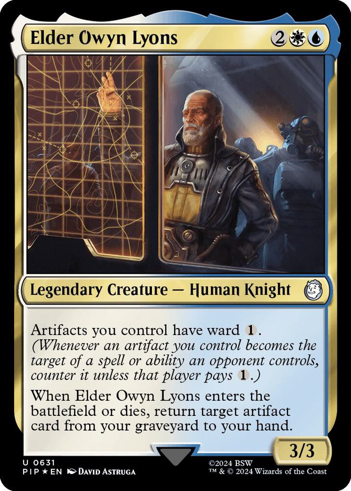 Elder Owyn Lyons (Surge Foil) (631) [Fallout]