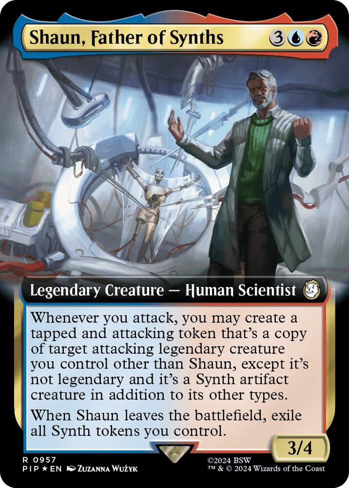 Shaun, Father of Synths (Extended Art) (Surge Foil) (957) [Fallout]