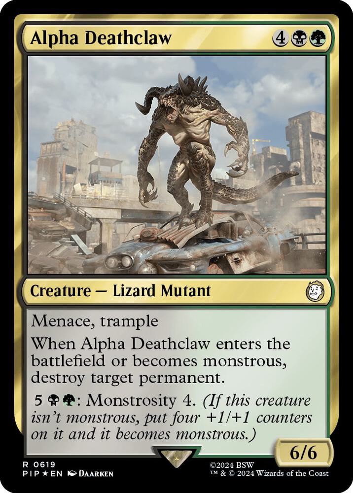 Alpha Deathclaw (Surge Foil) (619) [Fallout]