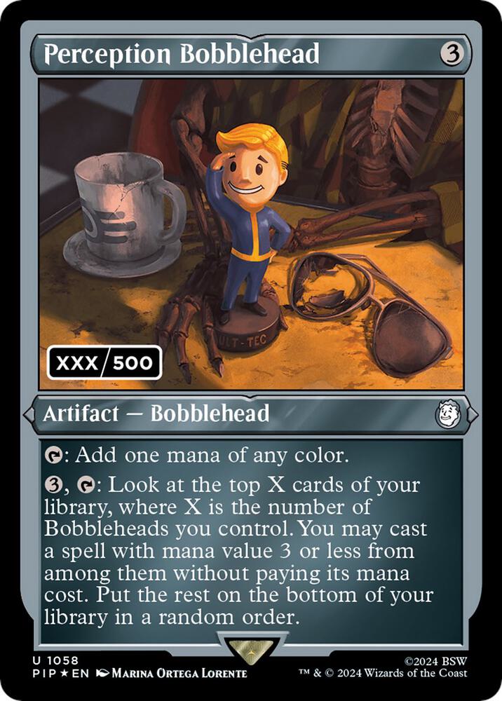 Perception Bobblehead (Serial Numbered) (1058) [Fallout]