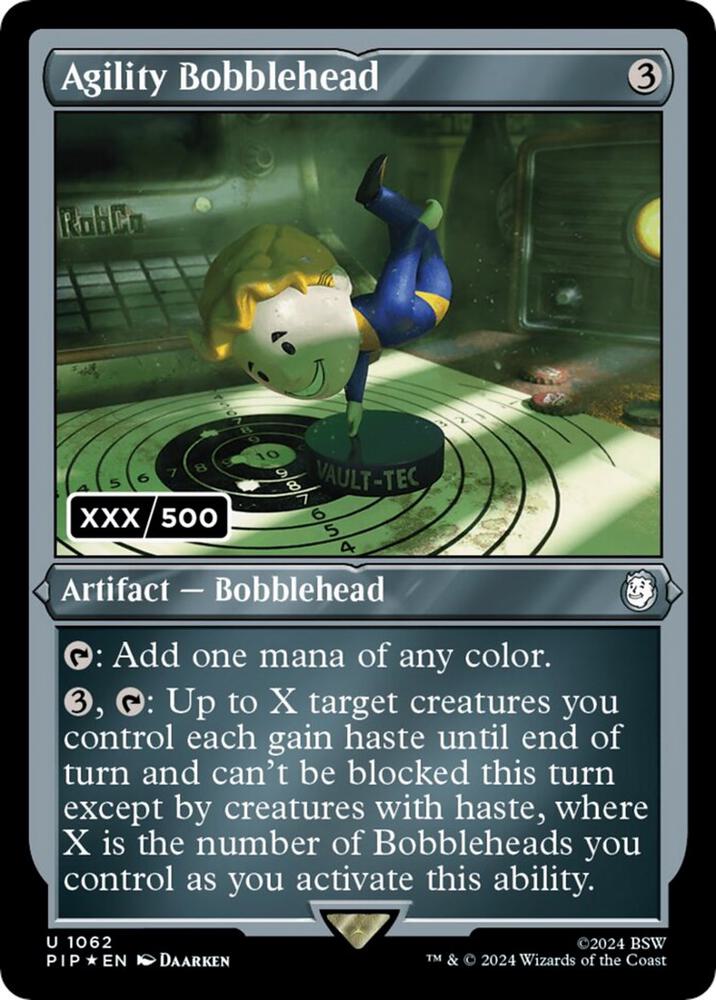 Agility Bobblehead (Serial Numbered) (1062) [Fallout]