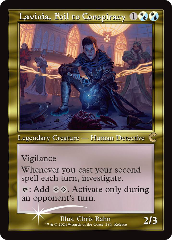 Lavinia, Foil to Conspiracy (Retro Frame) (284) [Ravnica: Clue Edition]