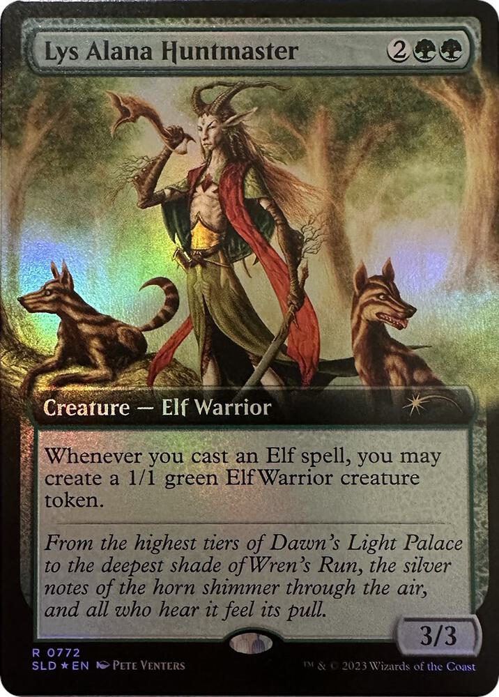 Lys Alana Huntmaster (Extended Art) (772) [Secret Lair Drop]