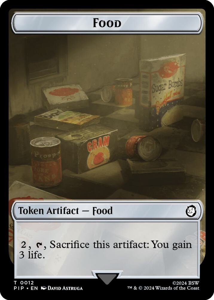 Food (0012) // Thopter Double-Sided Token (12 // 17) [Fallout]