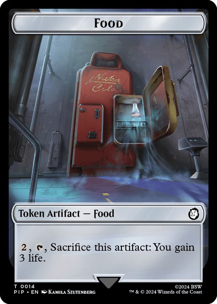 Food (0014) // Alien Double-Sided Token (14 // 6) [Fallout]