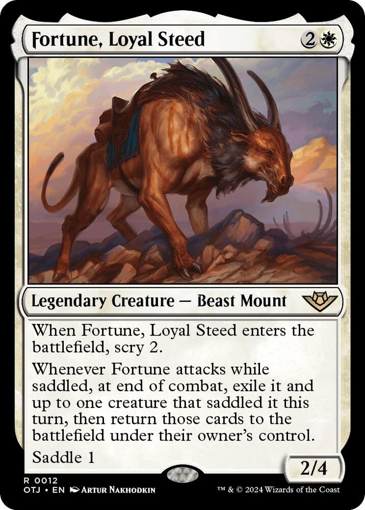 Fortune, Loyal Steed (12) [Outlaws of Thunder Junction]