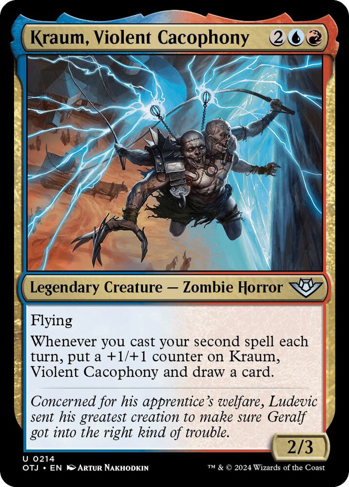 Kraum, Violent Cacophony (214) [Outlaws of Thunder Junction]