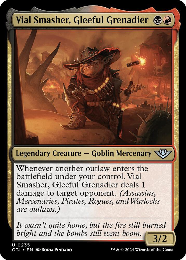 Vial Smasher, Gleeful Grenadier (235) [Outlaws of Thunder Junction]