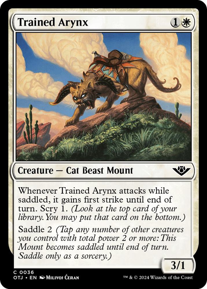 Trained Arynx (36) [Outlaws of Thunder Junction]