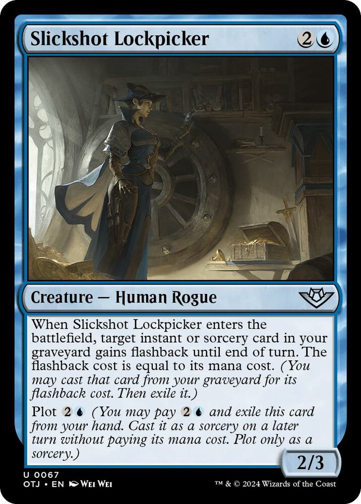 Slickshot Lockpicker (67) [Outlaws of Thunder Junction]