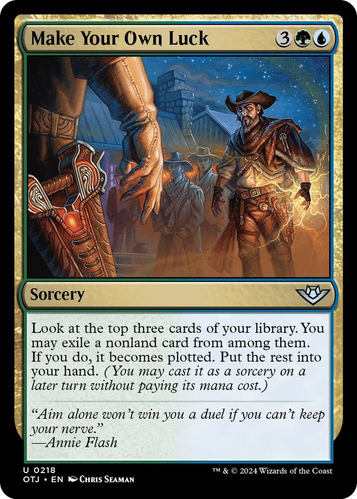 Make Your Own Luck (218) [Outlaws of Thunder Junction]