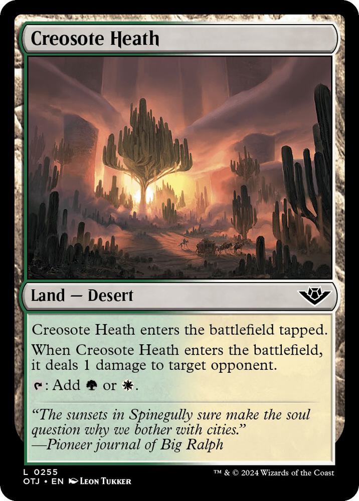 Creosote Heath (255) [Outlaws of Thunder Junction]