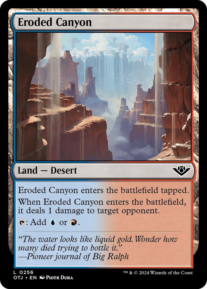 Eroded Canyon (256) [Outlaws of Thunder Junction]