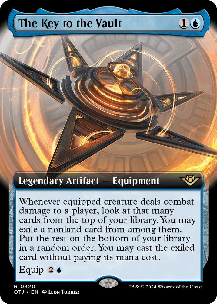 The Key to the Vault (Extended Art) (320) [Outlaws of Thunder Junction]