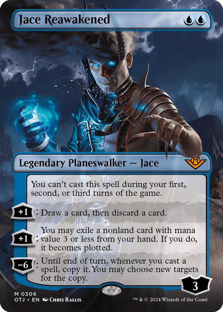 Jace Reawakened (Borderless) (306) [Outlaws of Thunder Junction]