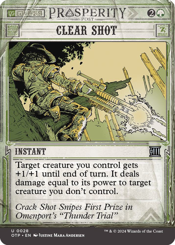 Clear Shot (28) [Breaking News]