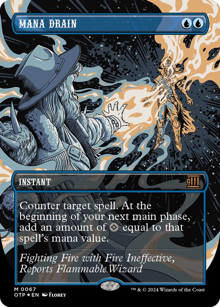 Mana Drain (Textured Foil) (67) [Breaking News]