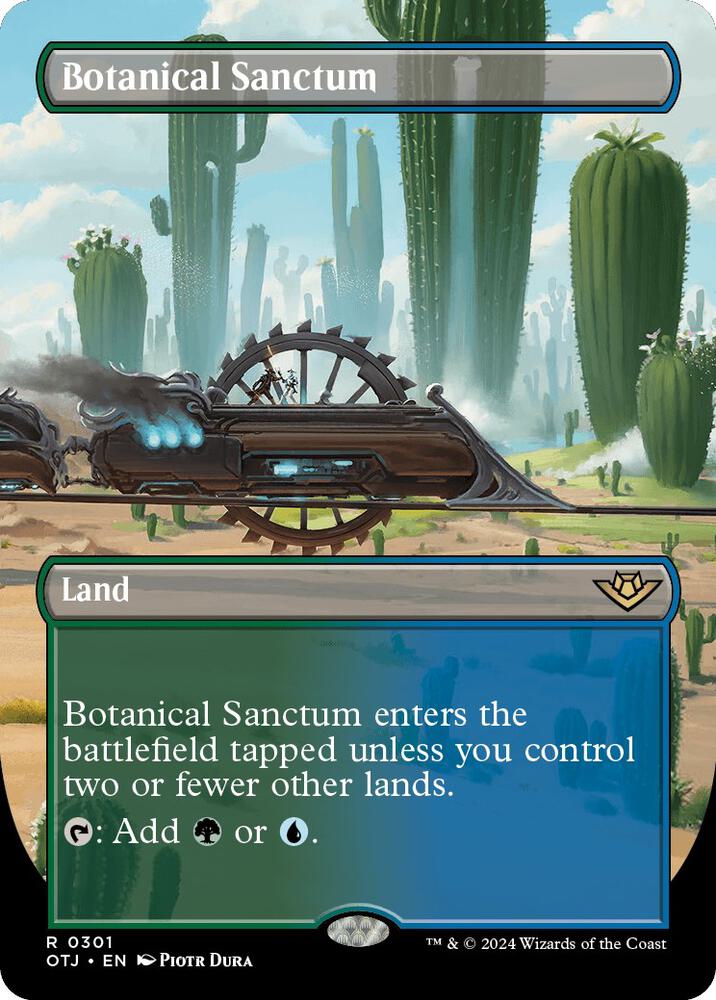 Botanical Sanctum (Borderless) (301) [Outlaws of Thunder Junction]