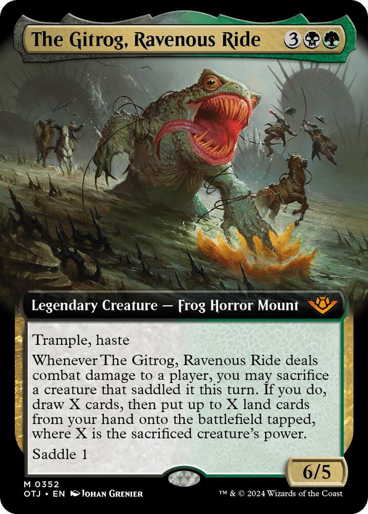 The Gitrog, Ravenous Ride (Extended Art) (352) [Outlaws of Thunder Junction]