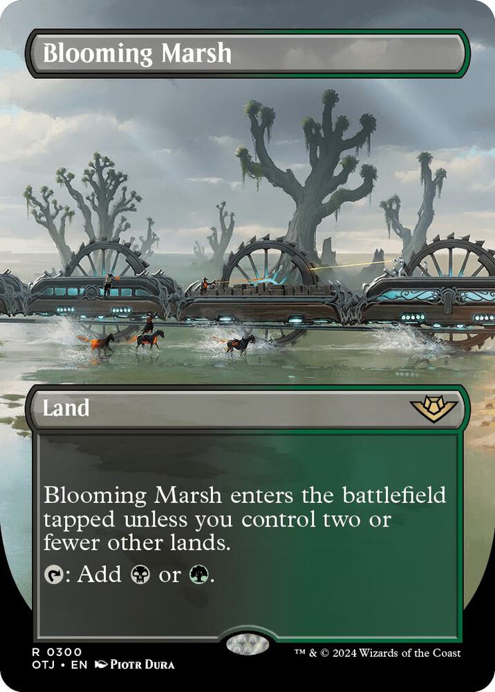 Blooming Marsh (Borderless) (300) [Outlaws of Thunder Junction]