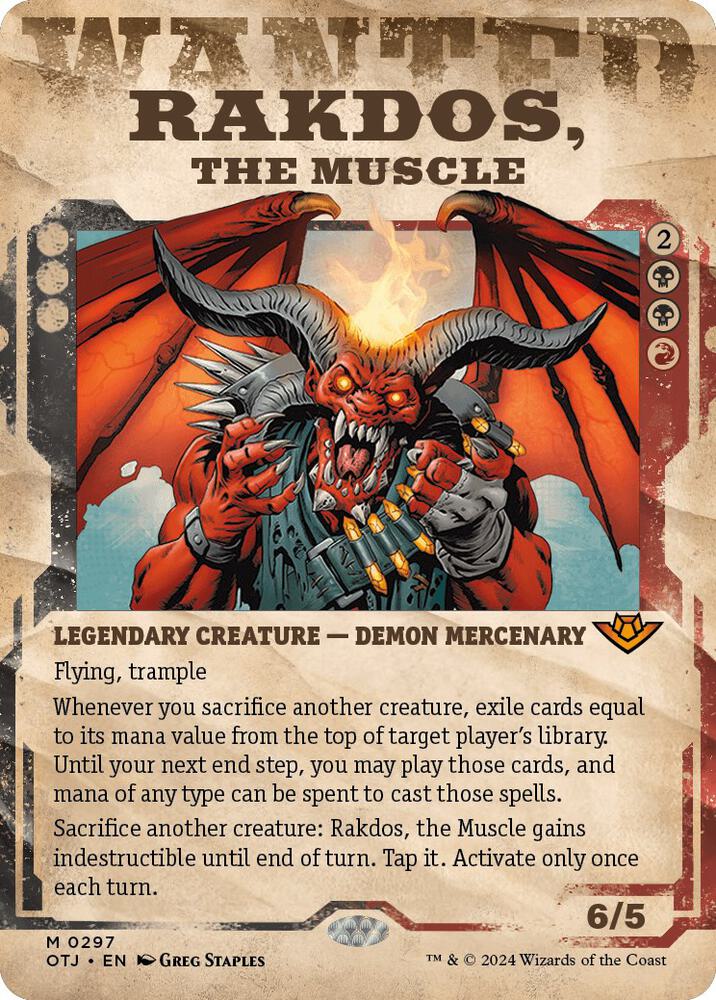 Rakdos, the Muscle (Showcase) (297) [Outlaws of Thunder Junction]