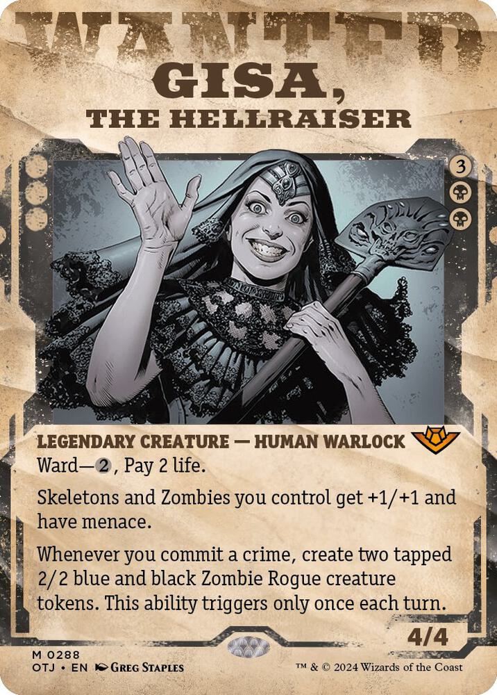 Gisa, the Hellraiser (Showcase) (288) [Outlaws of Thunder Junction]