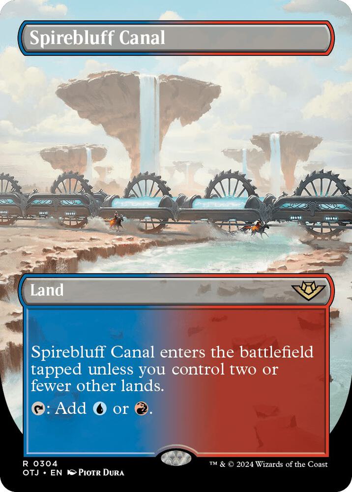 Spirebluff Canal (Borderless) (304) [Outlaws of Thunder Junction]