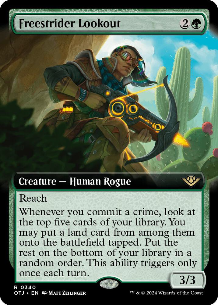 Freestrider Lookout (Extended Art) (340) [Outlaws of Thunder Junction]