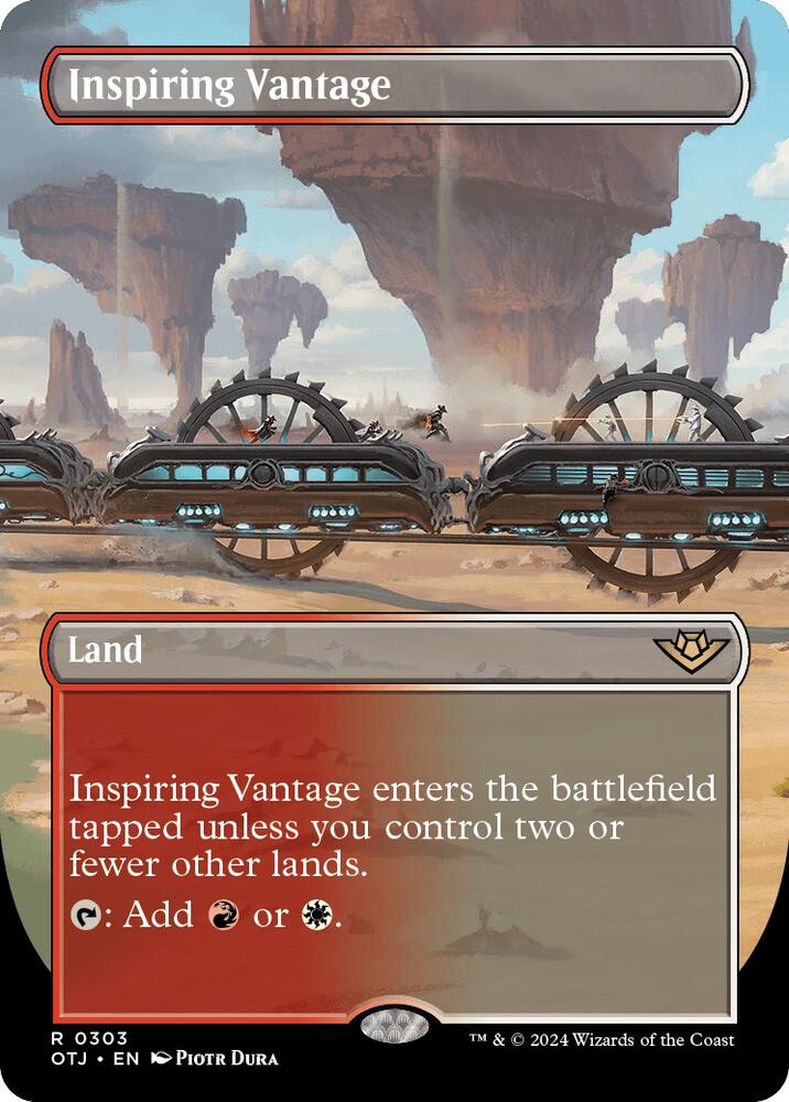 Inspiring Vantage (Borderless) (303) [Outlaws of Thunder Junction]