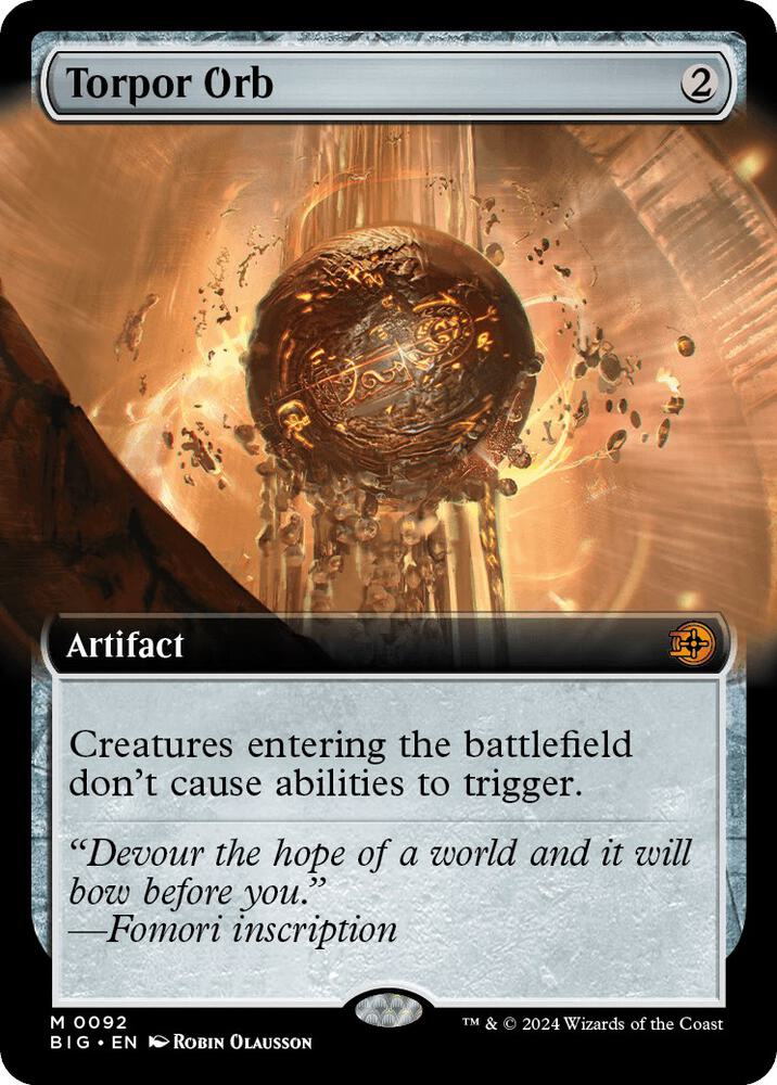 Torpor Orb (Extended Art) (92) [The Big Score]