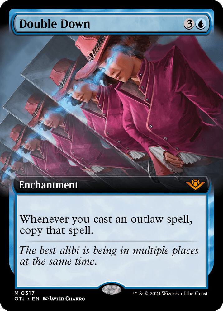 Double Down (Extended Art) (317) [Outlaws of Thunder Junction]