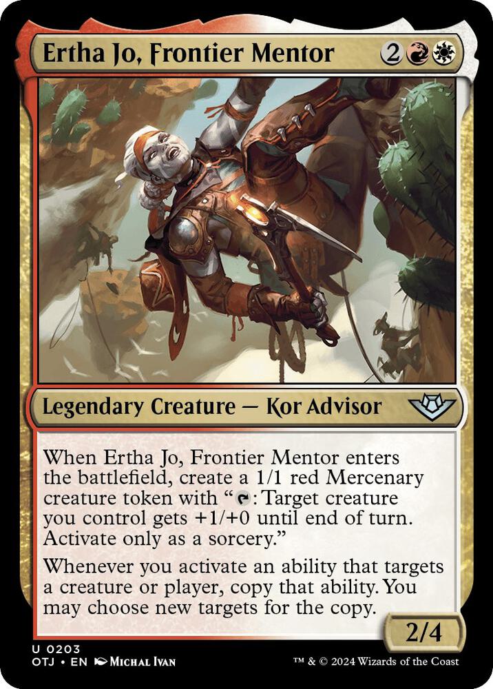 Ertha Jo, Frontier Mentor (203) [Outlaws of Thunder Junction]