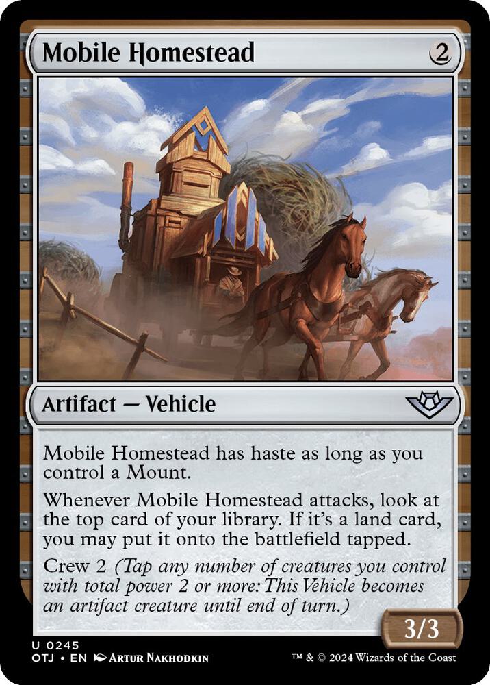 Mobile Homestead (245) [Outlaws of Thunder Junction]