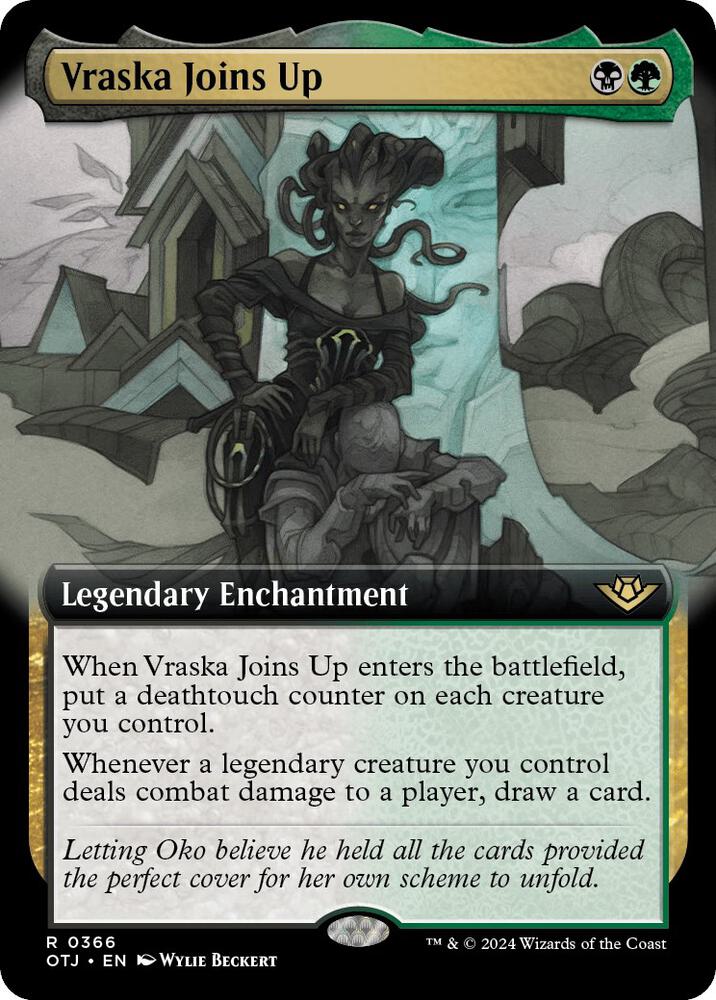 Vraska Joins Up (Extended Art) (366) [Outlaws of Thunder Junction]