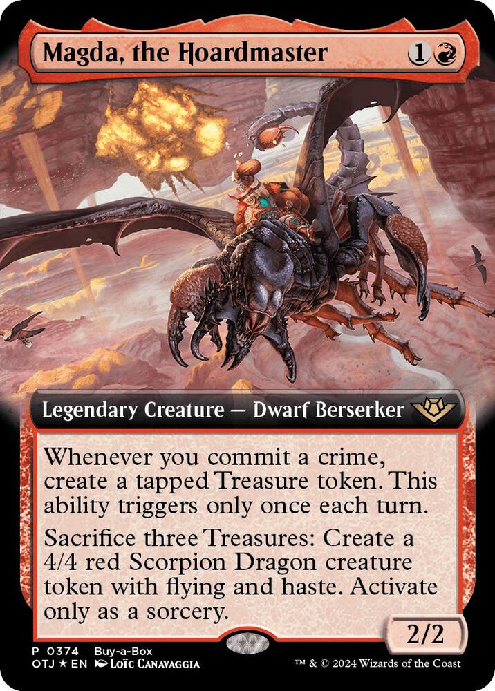 Magda, the Hoardmaster (Extended Art) (374) [Buy-A-Box Promos]