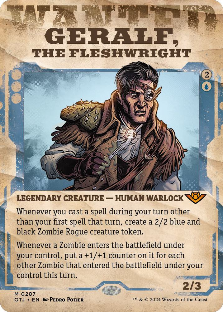Geralf, the Fleshwright (Showcase) (287) [Outlaws of Thunder Junction]