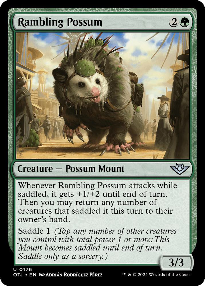Rambling Possum (176) [Outlaws of Thunder Junction]