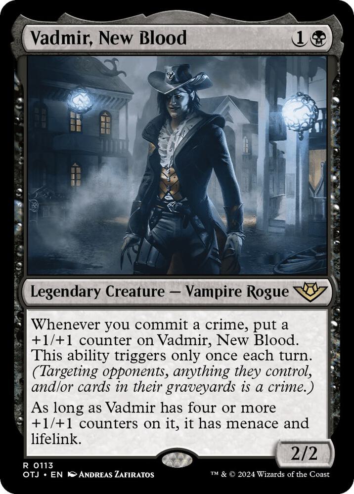 Vadmir, New Blood (113) [Outlaws of Thunder Junction]