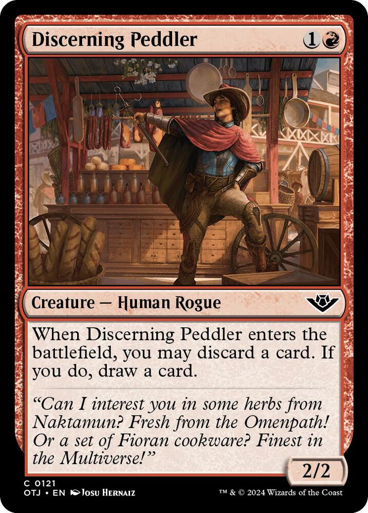 Discerning Peddler (121) [Outlaws of Thunder Junction]