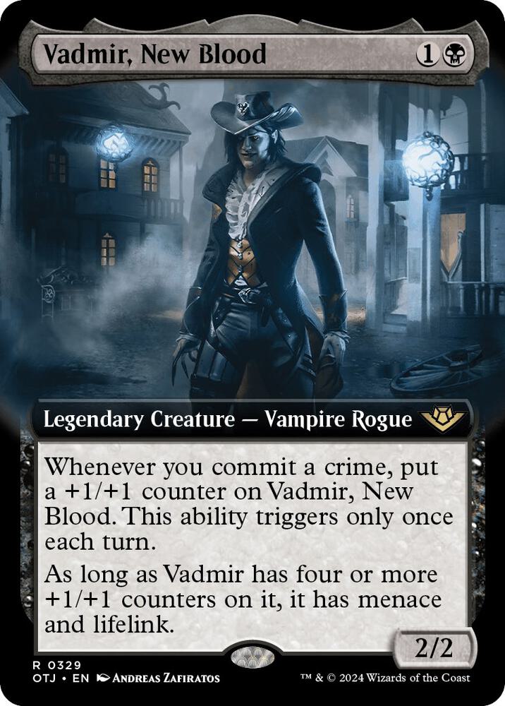 Vadmir, New Blood (Extended Art) (329) [Outlaws of Thunder Junction]