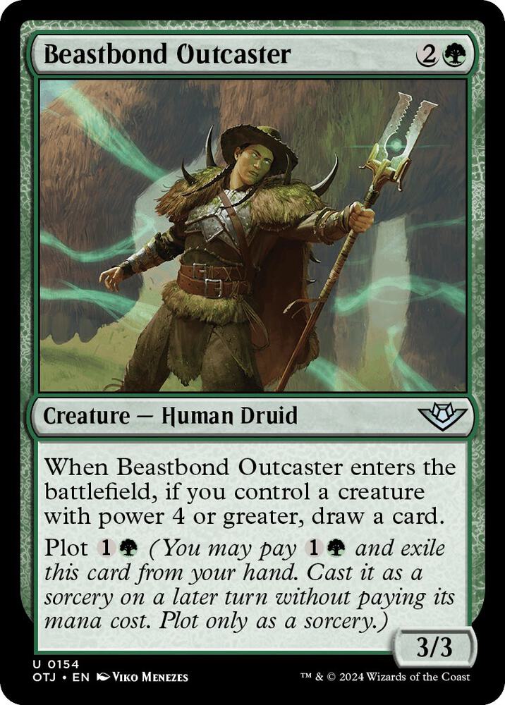 Beastbond Outcaster (154) [Outlaws of Thunder Junction]