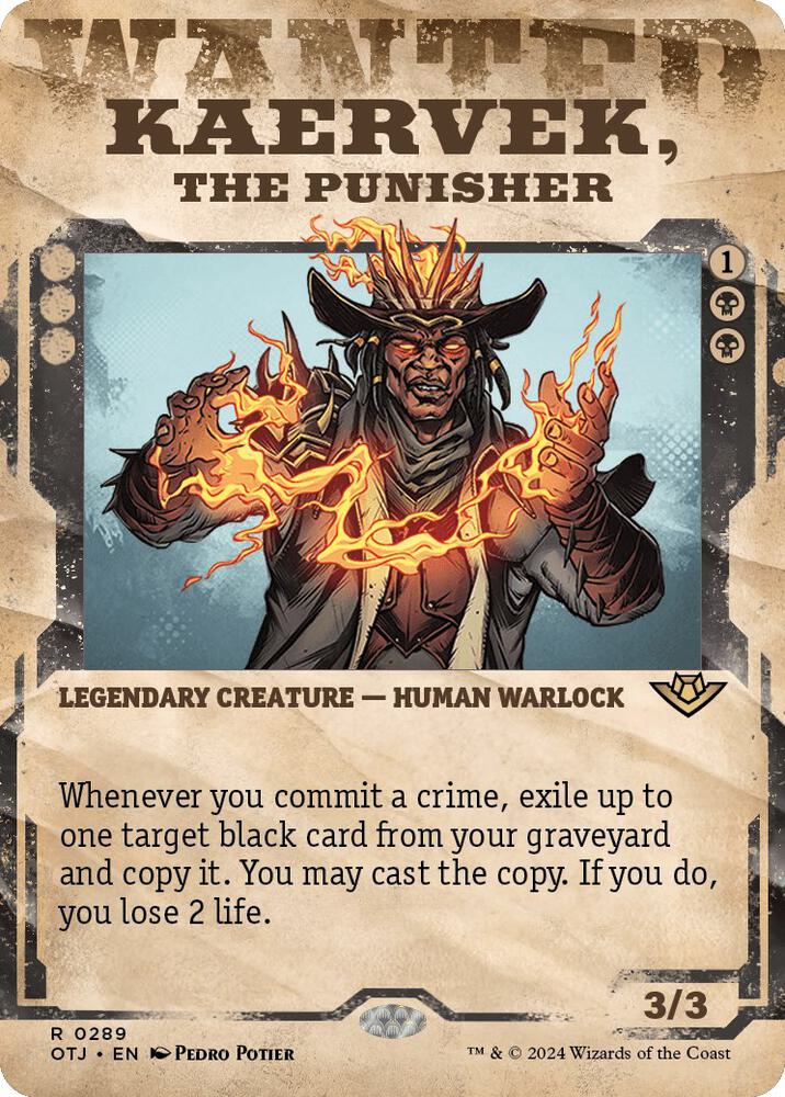 Kaervek, the Punisher (Showcase) (289) [Outlaws of Thunder Junction]