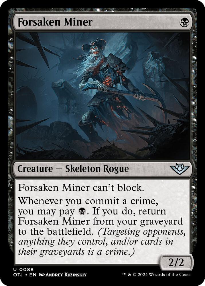 Forsaken Miner (88) [Outlaws of Thunder Junction]